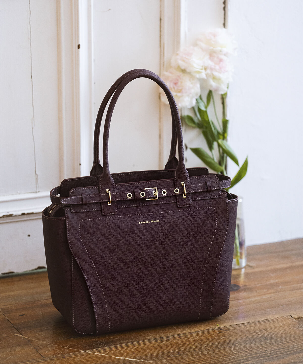 Samantha Thavasa「ベルトデザイン トートバッグ」|トートバッグ|