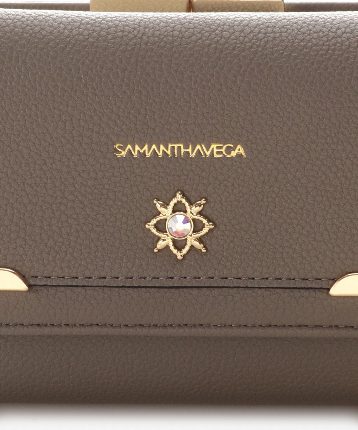 Samantha Vega「シンプルビジュー折財布」|財布|