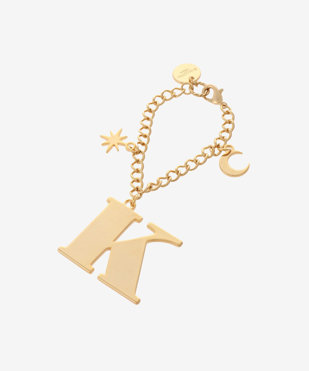 Samantha Vega「ムーンイニシャルチャーム(K)」|チャーム・キーホルダー|ゴールド