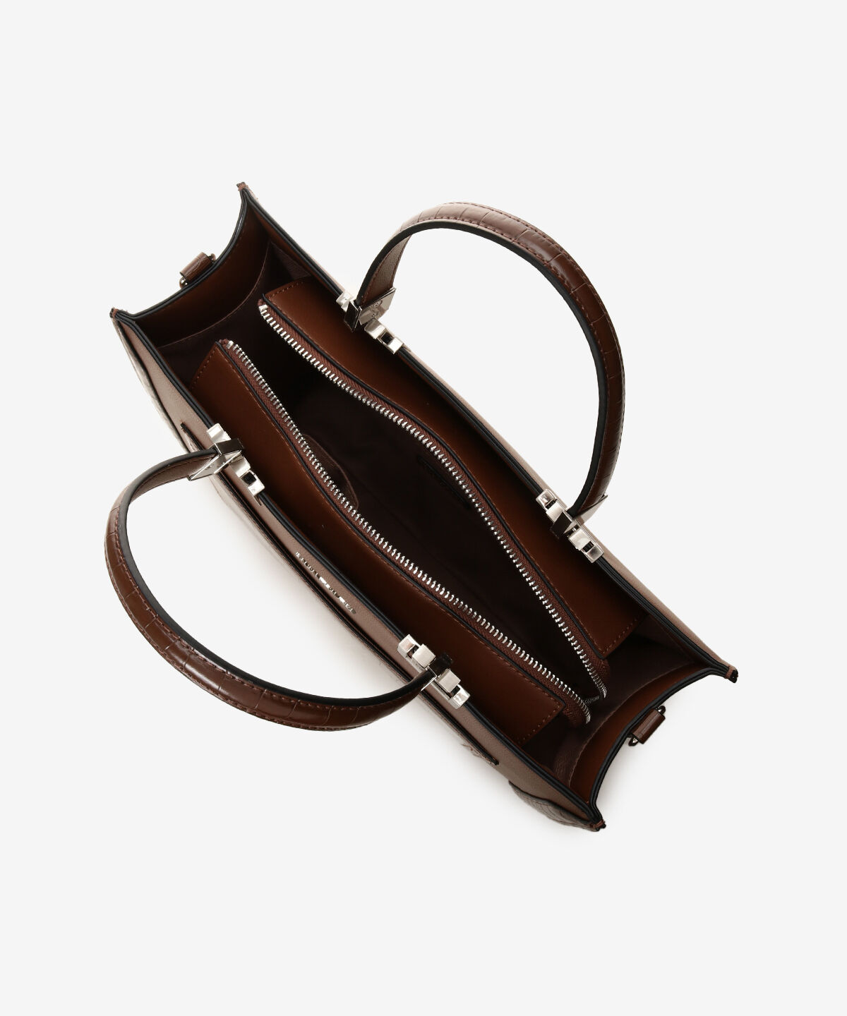 Samantha Vega「クロコ調シンプルBOXトートバッグ (大)」|トートバッグ|