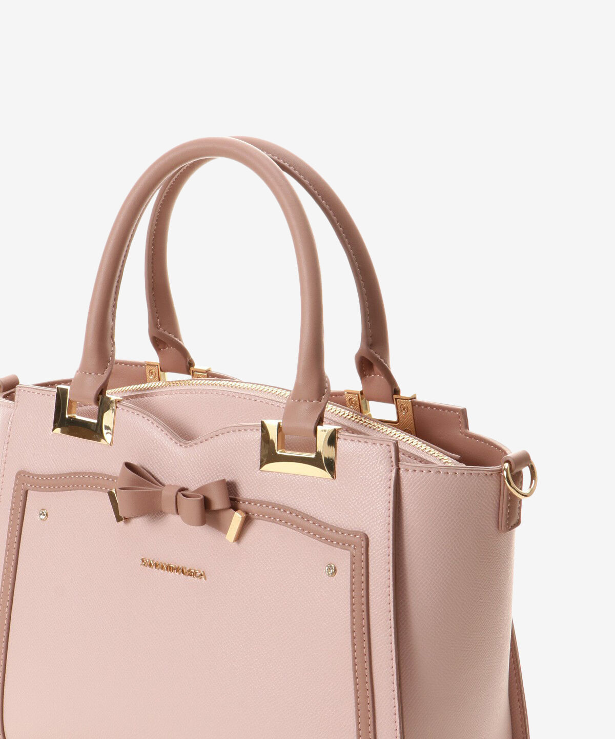 Samantha Vega「ソリッドリボントートバッグ」|ハンドバッグ|