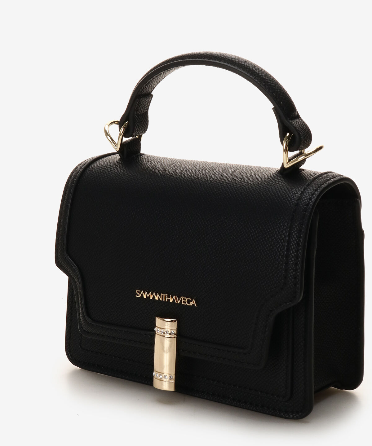 Samantha Vega「サイドビジューワンハンドルショルダーバッグ」|ショルダー・メッセンジャー|