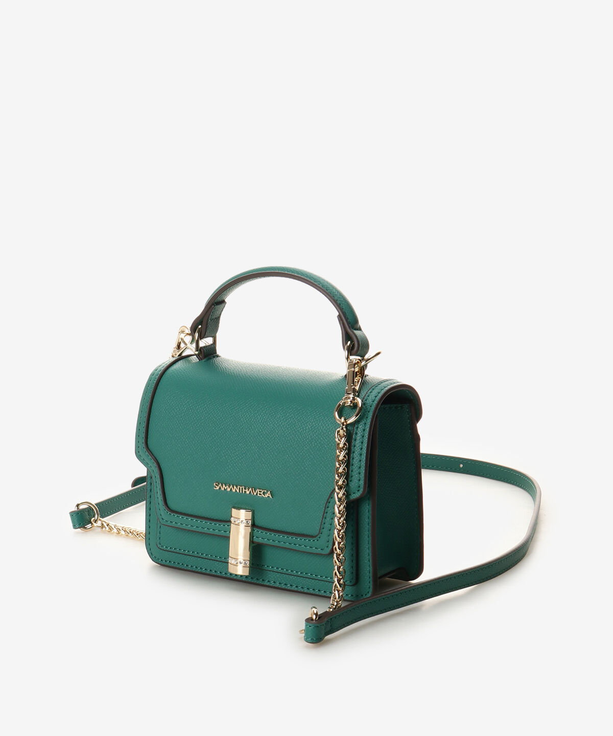 Samantha Vega「サイドビジューワンハンドルショルダーバッグ」|ショルダー・メッセンジャー|