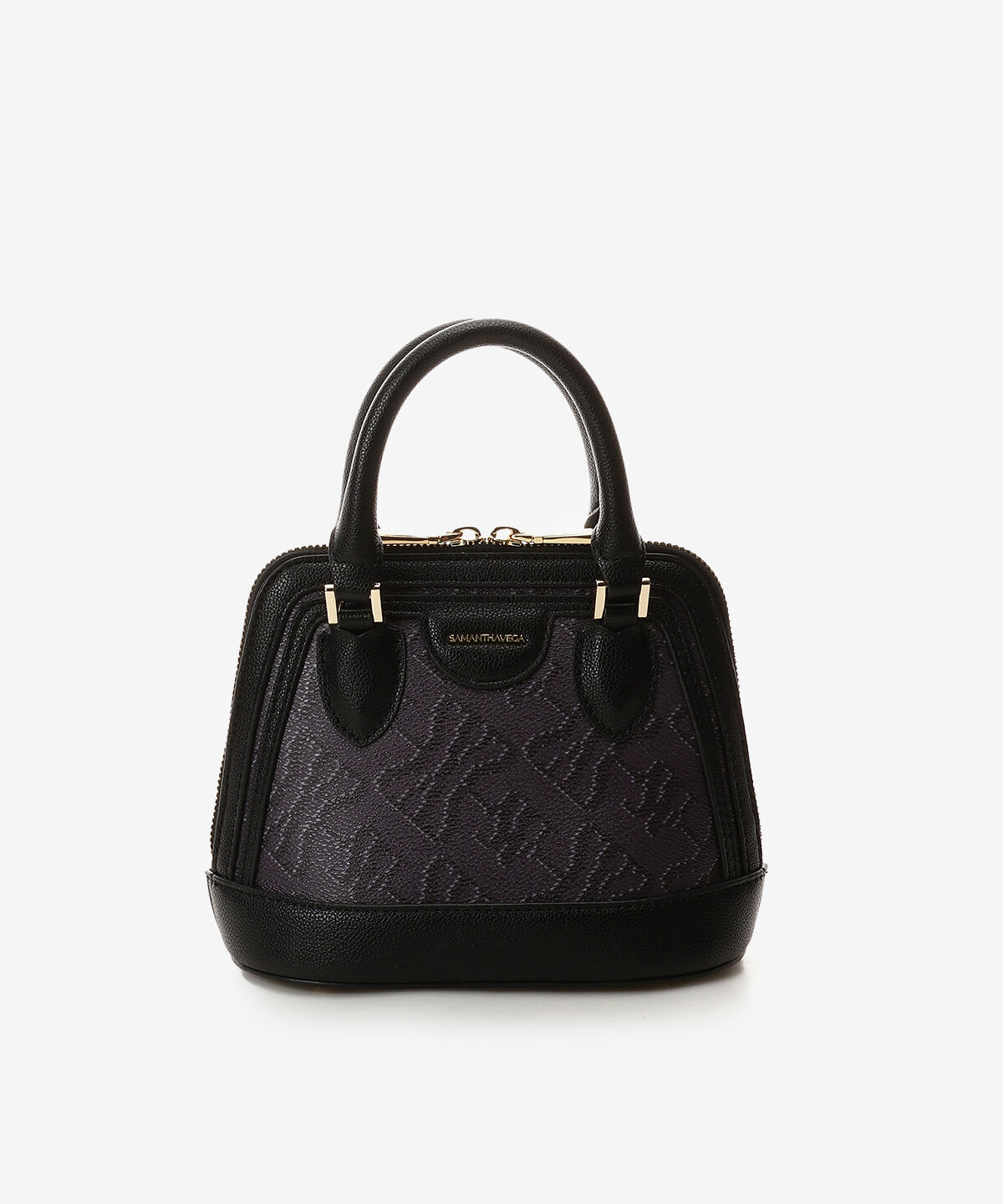 Samantha Vega「クロスプリントショルダーバッグ」|ショルダー・メッセンジャー|ブラック