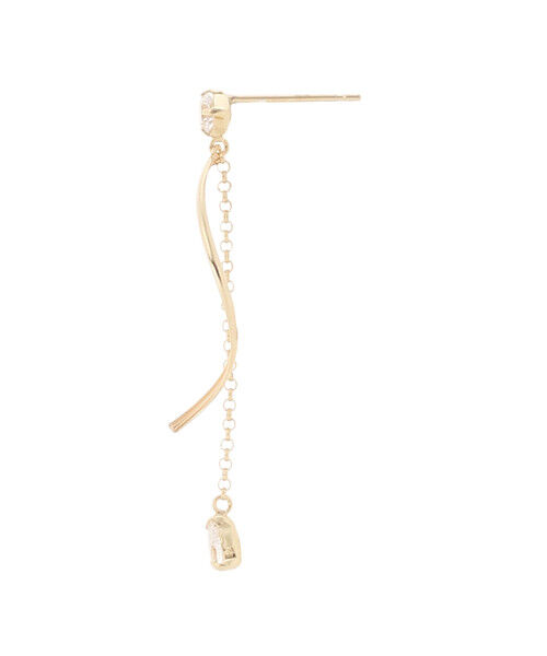 Samantha Tiara「K10 YG ロングチェーンピアス」|ピアス|