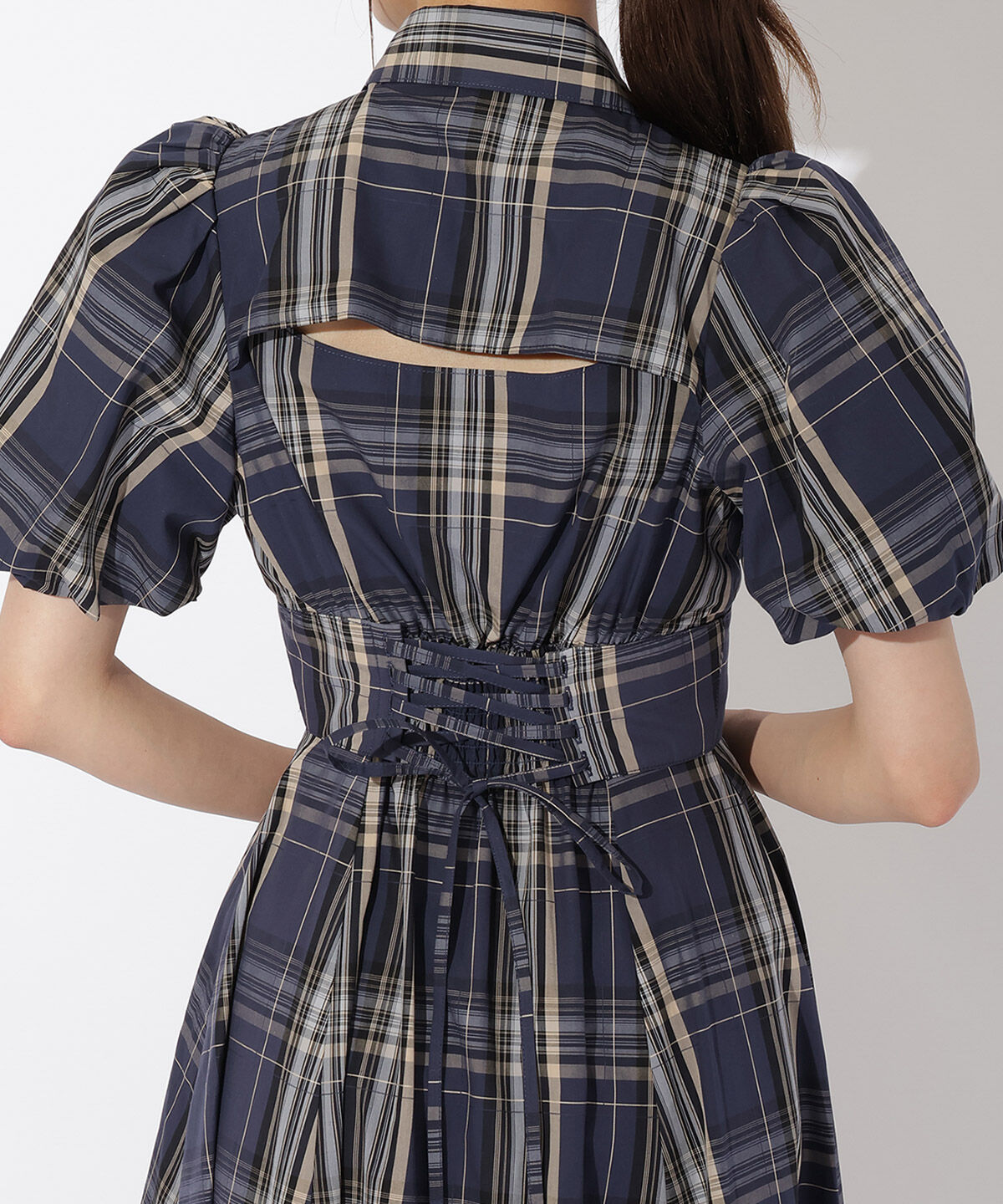 アンドクチュール「コルセットシャツワンピース」|ワンピース|