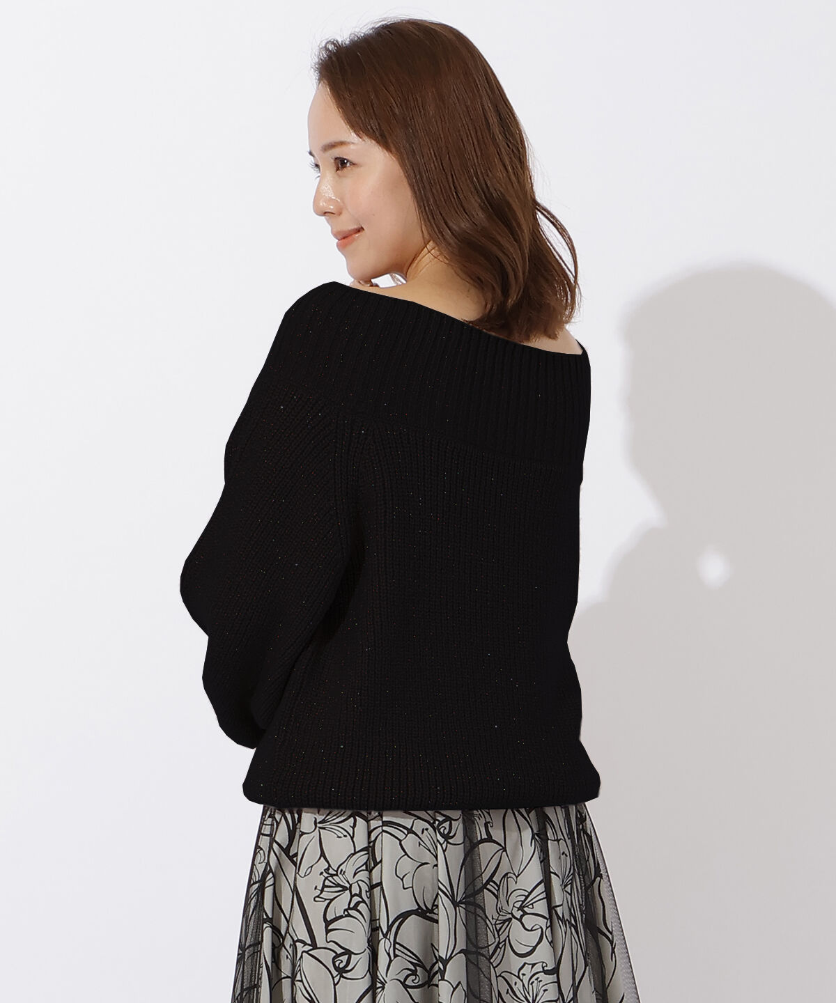 アンドクチュール「モヘアライクオフショルプルオーバー」|ニット・セーター|