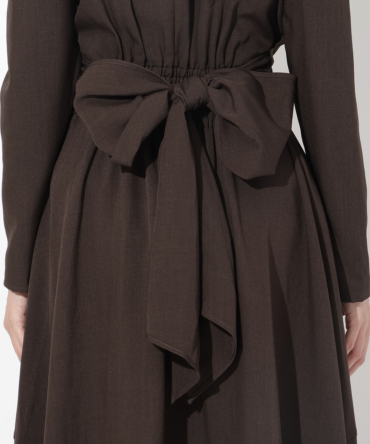 アンドクチュール「アシメラッフルフリルバックリボンワンピース」|ワンピース|