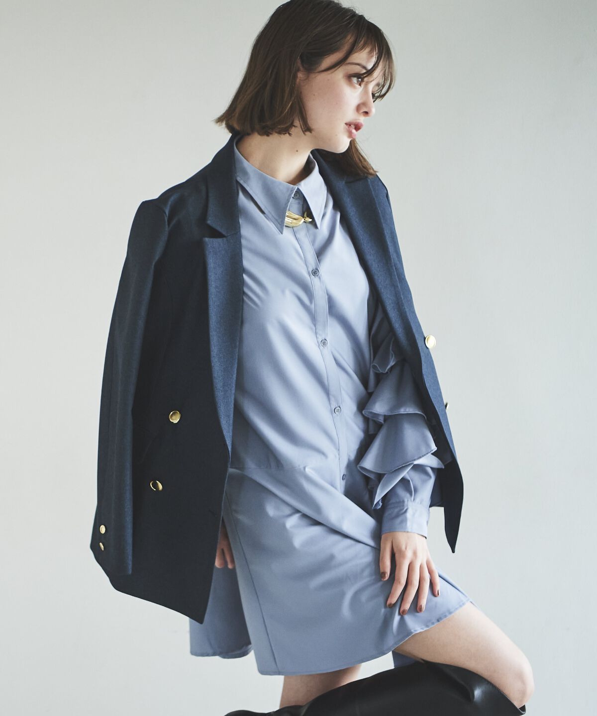 アンドクチュール「ダブルジャケット」|テーラードジャケット|