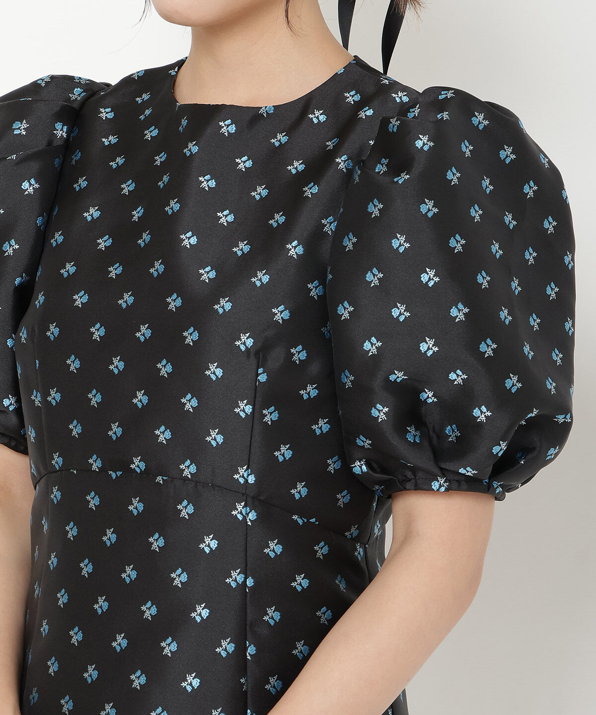 REDYAZEL「ジャガードフラワーミニワンピース」|ワンピース|