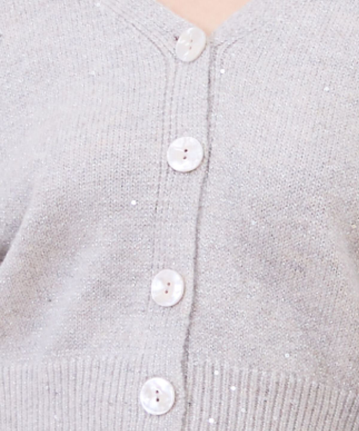 REDYAZEL「ラメスパンコールショートカーディガン」|カーディガン|