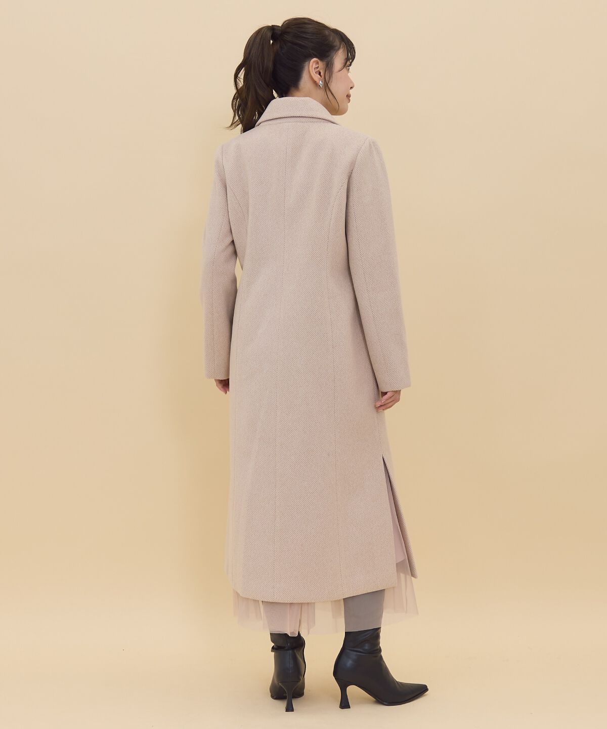 REDYAZEL「ジップチェスターコート」|ステンカラーコート|