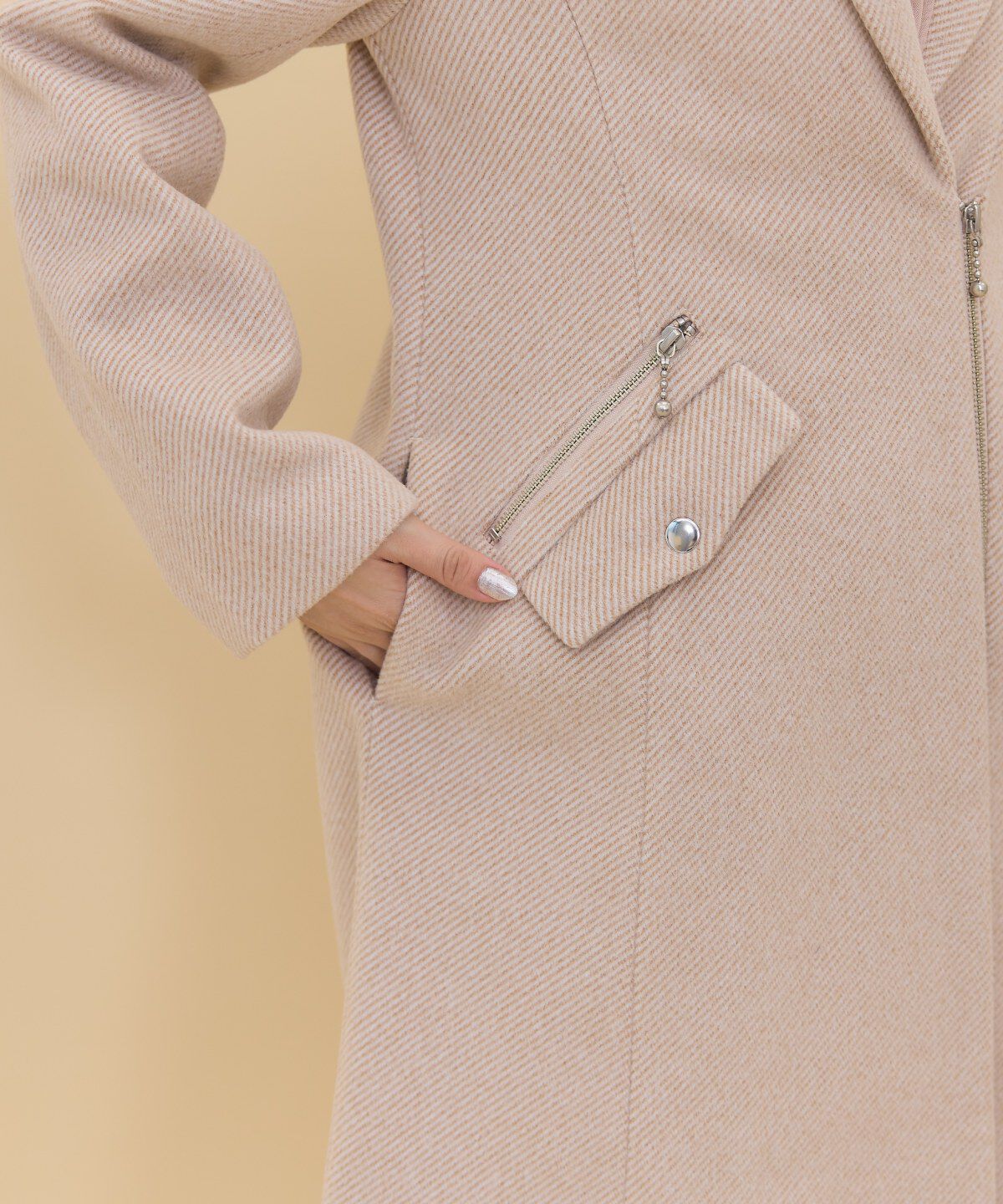 REDYAZEL「ジップチェスターコート」|ステンカラーコート|