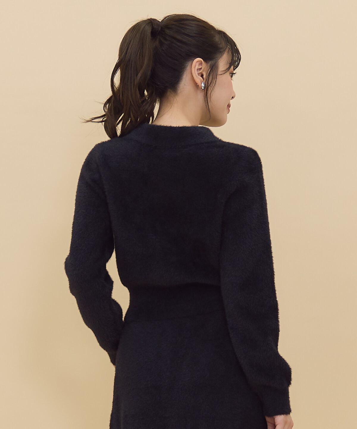 REDYAZEL「シャギーポロニットトップス」|ニット・セーター|