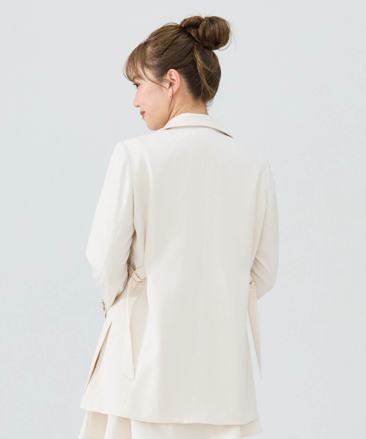 REDYAZEL「サイドベルトダブルジャケット」|テーラードジャケット|