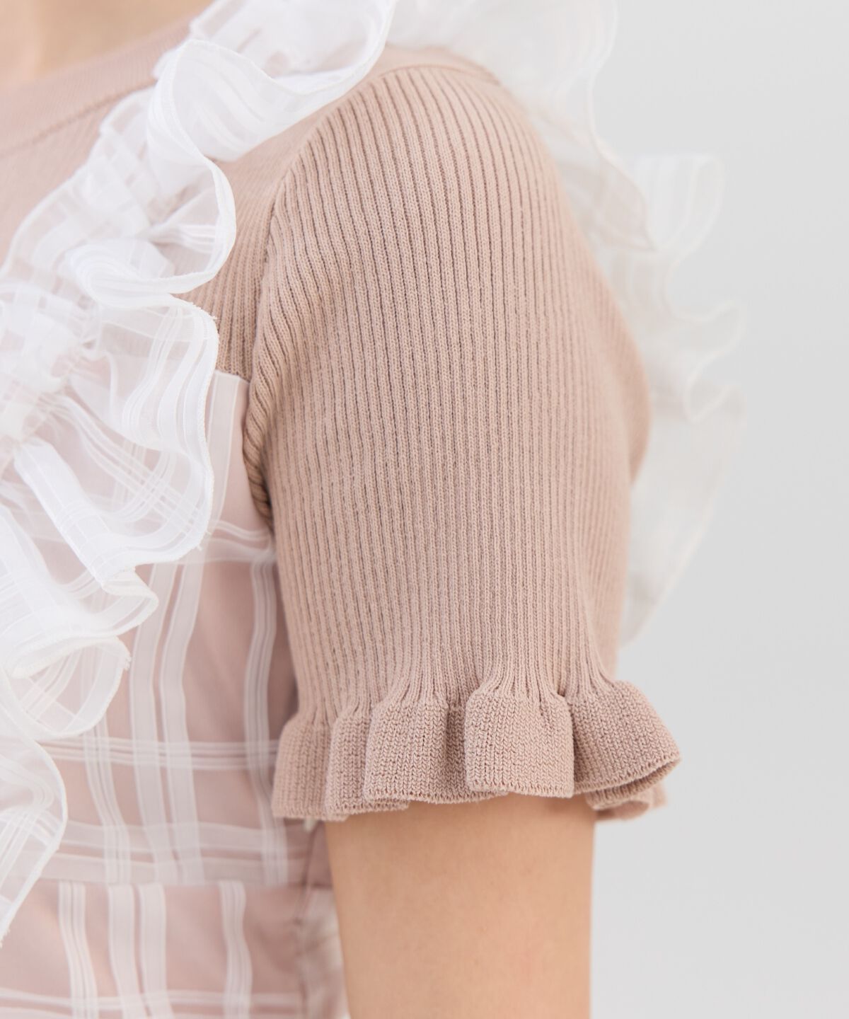 REDYAZEL「ショルダーフリルドッキングワンピース」|ワンピース|