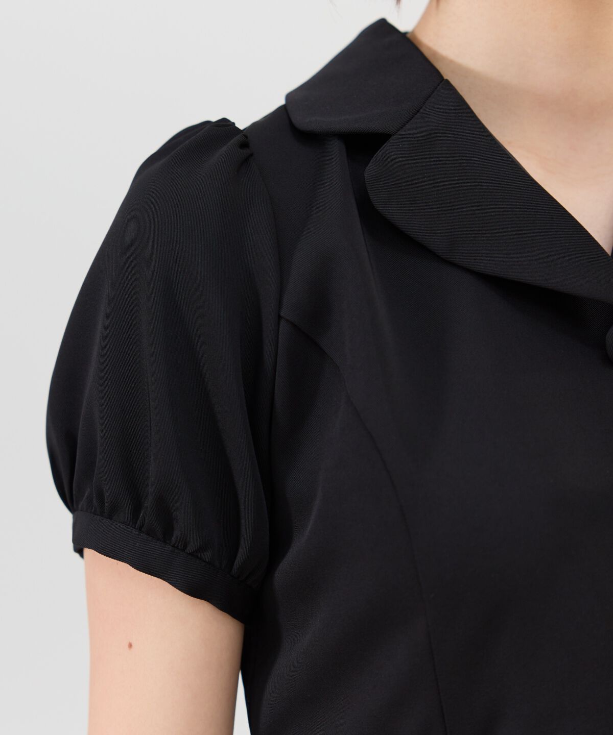 REDYAZEL「ツイル&times;チュールプリーツワンピース」|ワンピース|