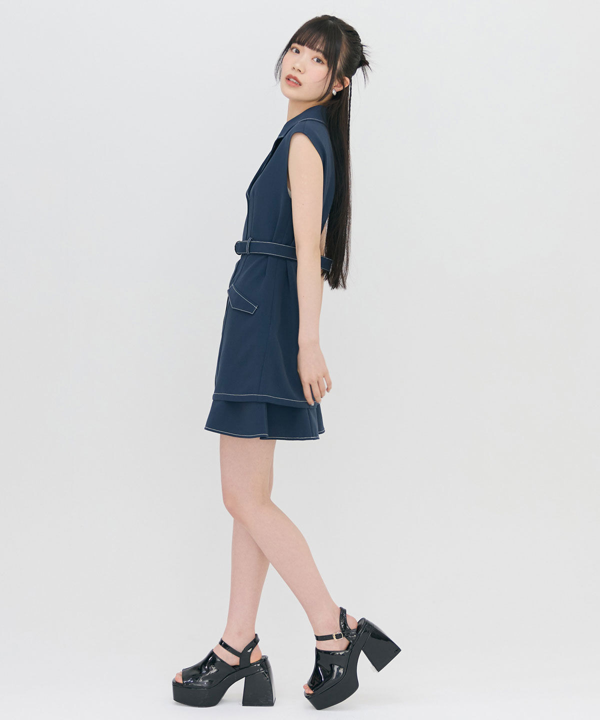 REDYAZEL「レイヤードライクミニワンピース」|ワンピース|