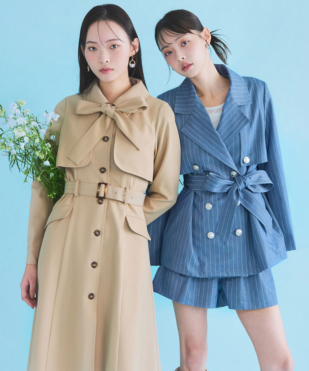 REDYAZEL「ベーシックタックショートパンツ」|キュロット|