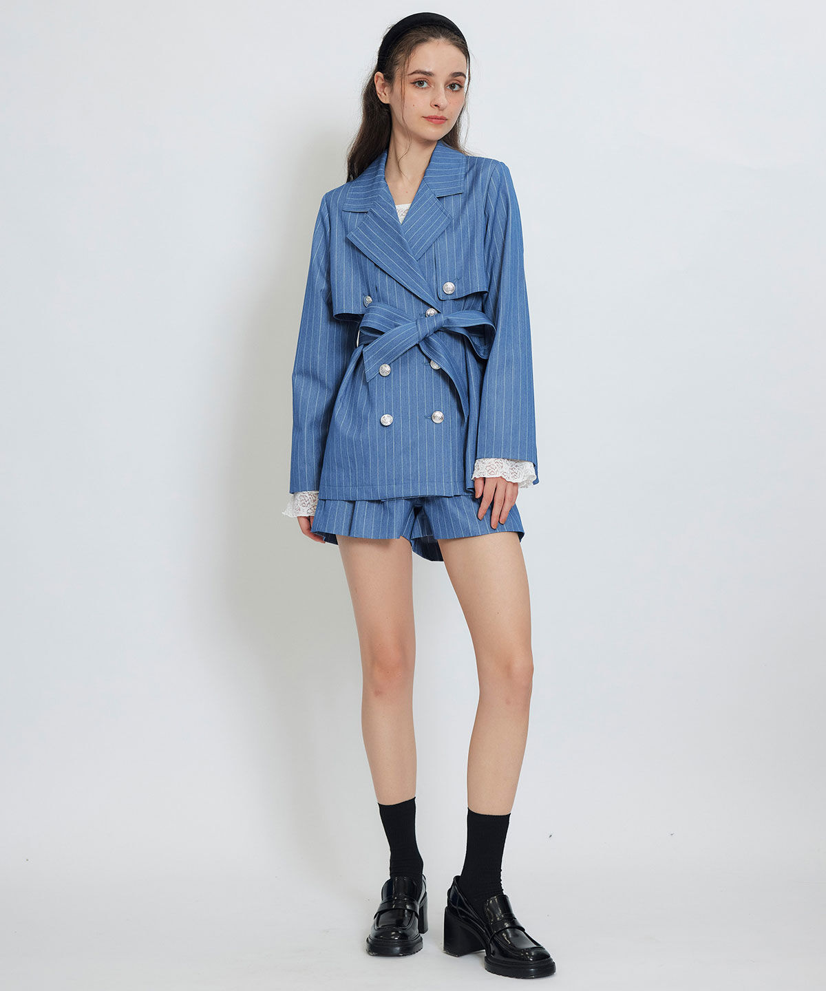 REDYAZEL「ベーシックタックショートパンツ」|キュロット|