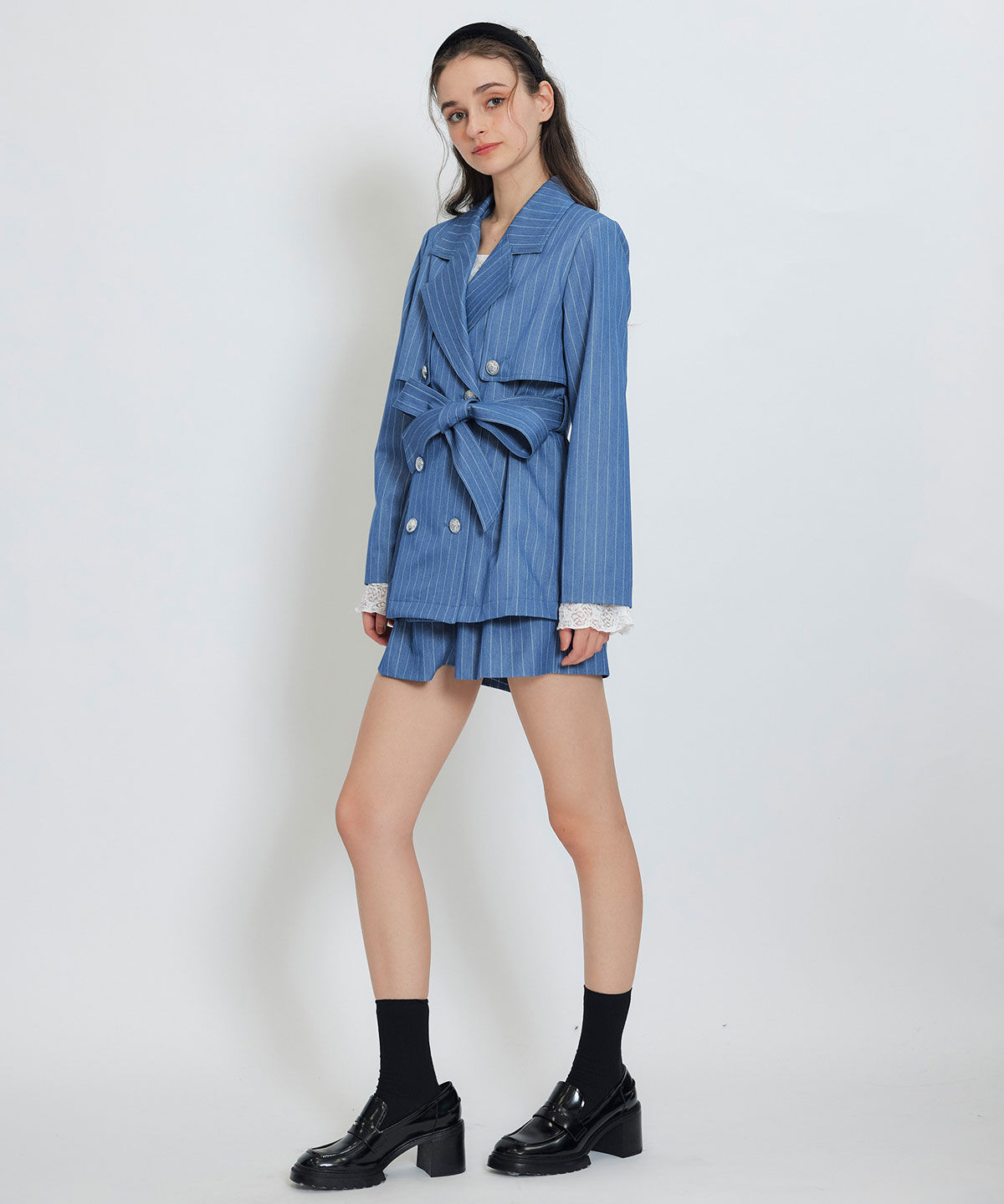 REDYAZEL「ベーシックタックショートパンツ」|キュロット|