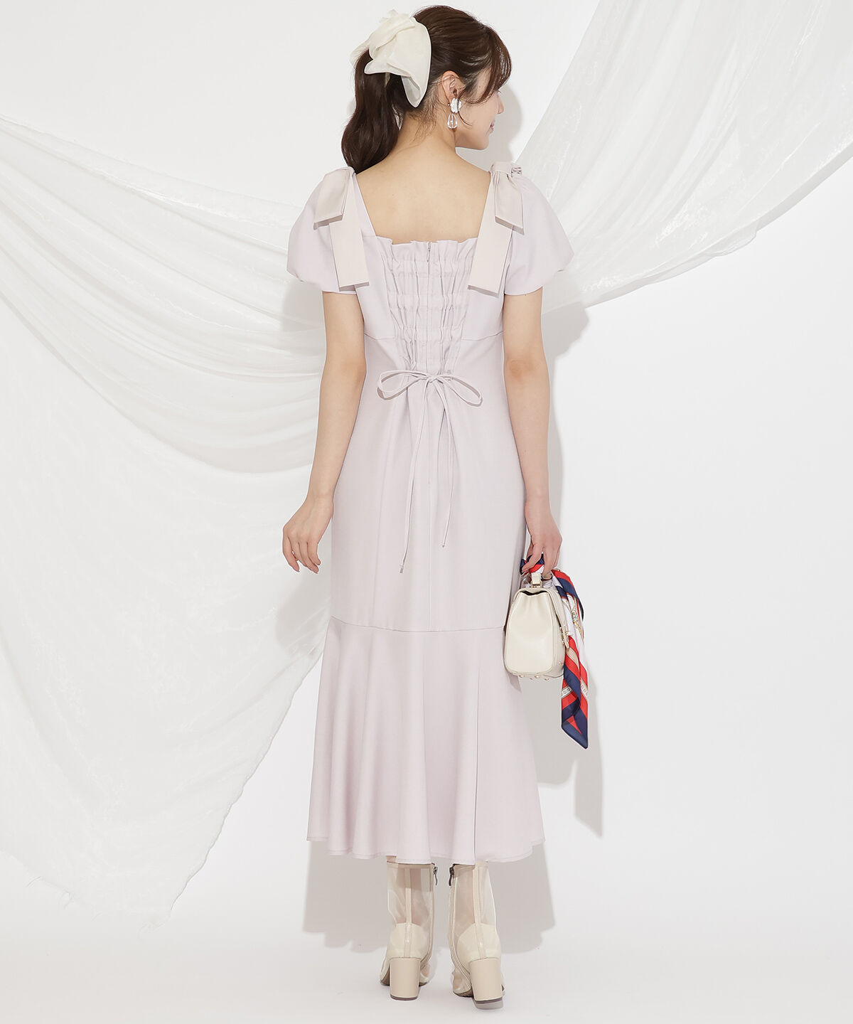 WILLSELECTION「ショルダーリボンマーメイドワンピース」|ワンピース|