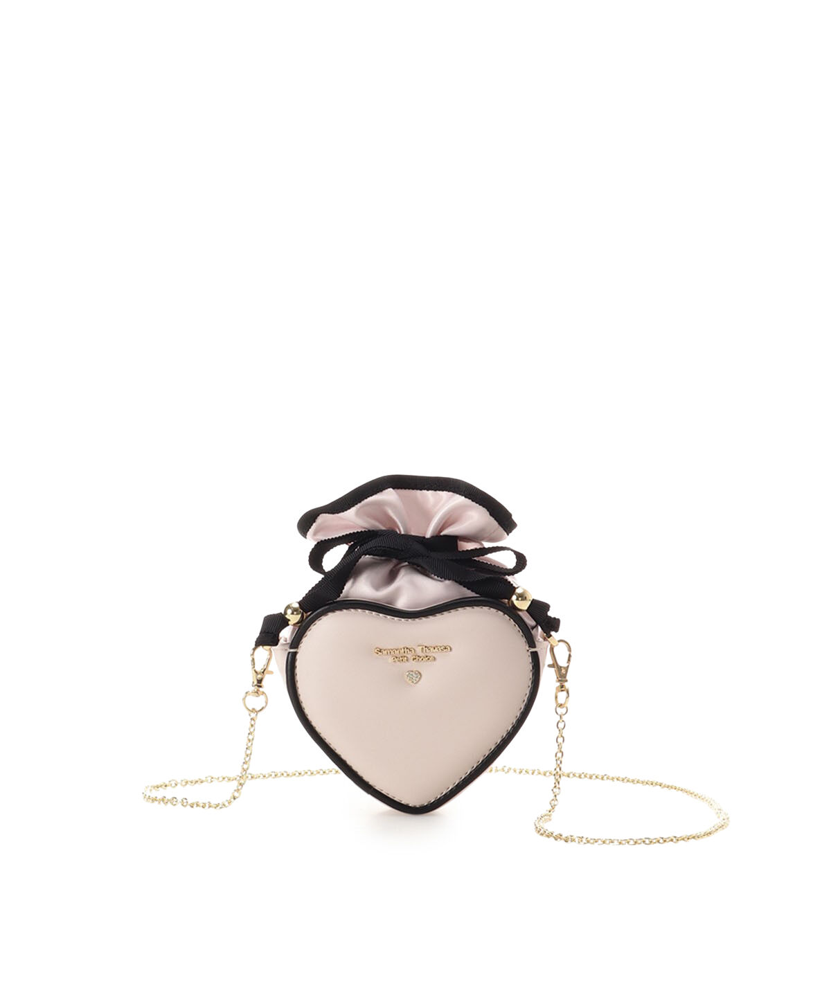Samantha Thavasa Petit Choice「バイカラーハートポーチ」|ポーチ|ﾋﾟﾝｸﾍﾞｰｼﾞｭ