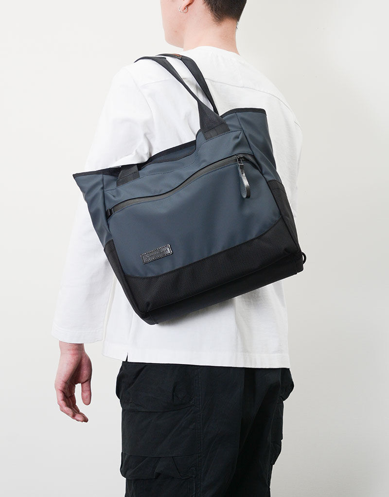 master-piece「slick トートバッグ」|トートバッグ|ネイビー