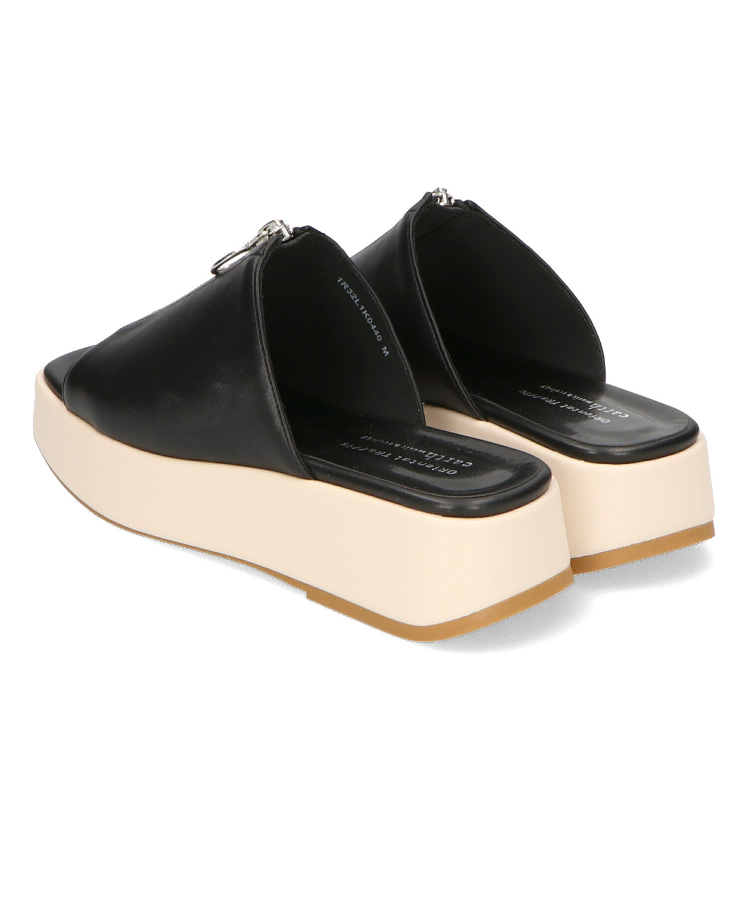 ORiental TRaffic「【WEB限定】フロントジップサンダル/31284 サンダル 人気 トレンド 履きやすい 厚底」|サンダル|