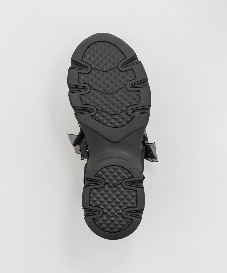  「シアーミニリボンウェッジスポーツサンダル」|サンダル|