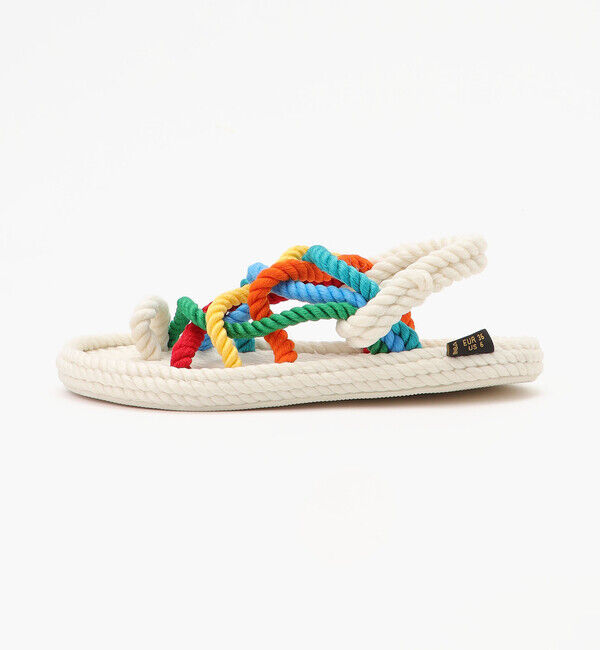 BOHONOMAD「【BOHONOMAD】ケープポイント/ホワイト マルチカラー/サンダル メンズ レディース」|サンダル|