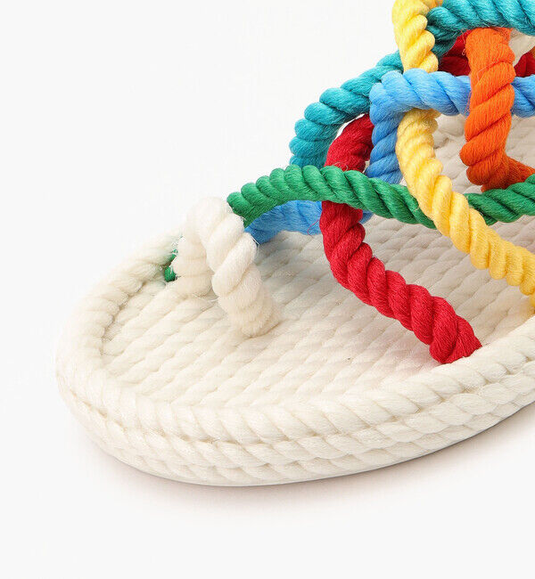 BOHONOMAD「【BOHONOMAD】ケープポイント/ホワイト マルチカラー/サンダル メンズ レディース」|サンダル|