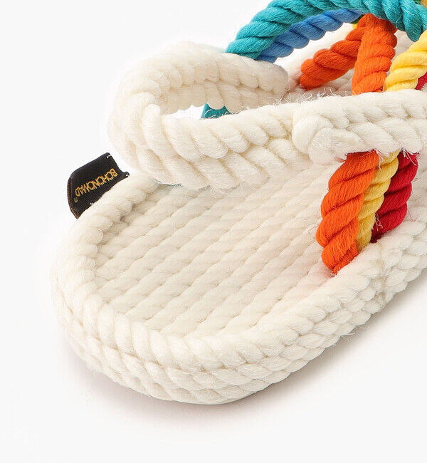 BOHONOMAD「【BOHONOMAD】ケープポイント/ホワイト マルチカラー/サンダル メンズ レディース」|サンダル|