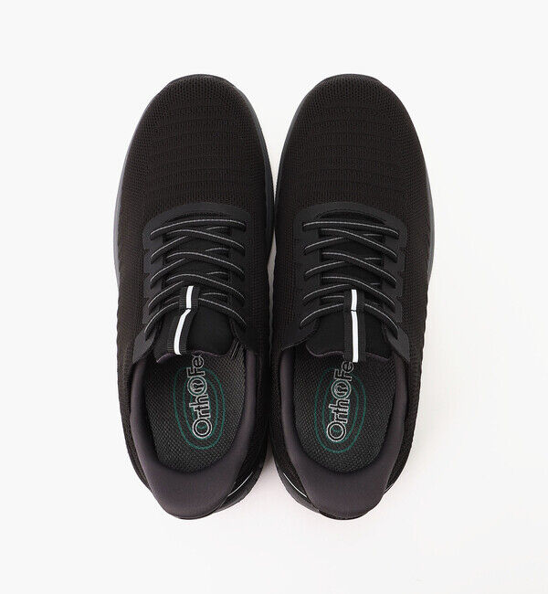 Orthofeet「【オーソフィート】ヤリ ミディアム/ブラック テキスタイル/シューズ メンズ/Orthofeet」|スニーカー|