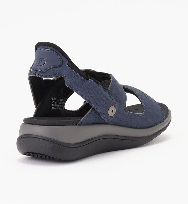 Orthofeet「【オーソフィート】カリプソ ワイド/ブルー マイクロファイバー/サンダル レディース」|サンダル|