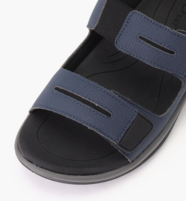 Orthofeet「【オーソフィート】カリプソ ワイド/ブルー マイクロファイバー/サンダル レディース」|サンダル|