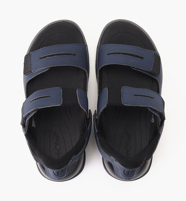 Orthofeet「【オーソフィート】カリプソ ワイド/ブルー マイクロファイバー/サンダル レディース」|サンダル|