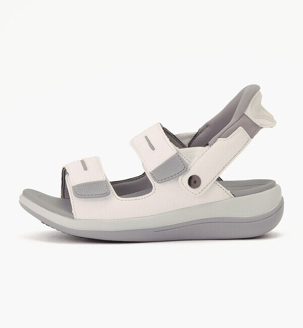 Orthofeet「【オーソフィート】カリプソ ワイド/ホワイト マイクロファイバー/サンダル レディース」|サンダル|