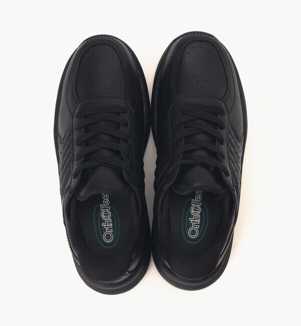 Orthofeet「【オーソフィート】ローム ミディアム/ブラック ナチュラルレザー/シューズ レディース」|スニーカー|