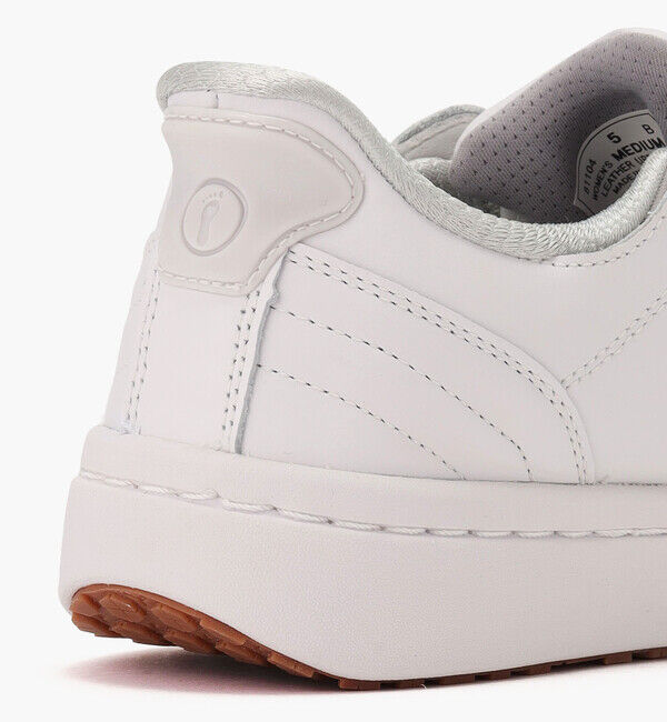 Orthofeet「【オーソフィート】ワンダー ミディアム/ホワイト ナチュラルレザー/シューズ レディース」|スニーカー|