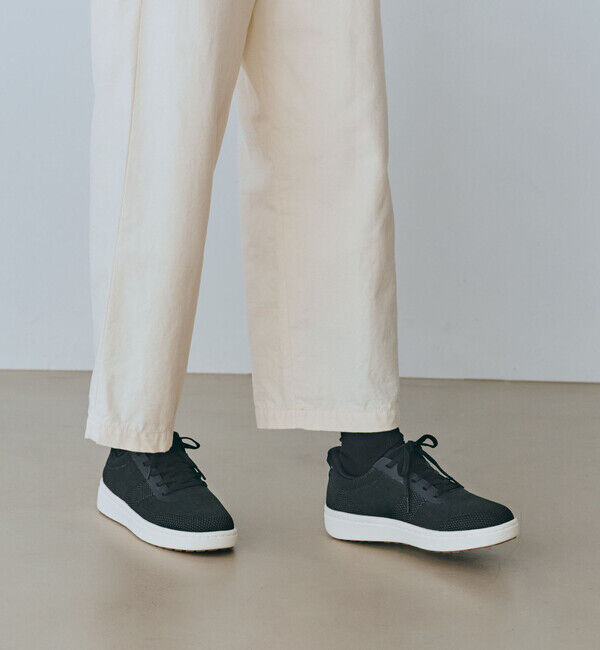 Orthofeet「【オーソフィート】ワンダー ミディアム/ブラック ニット テキスタイル/シューズ レディース」|スニーカー|