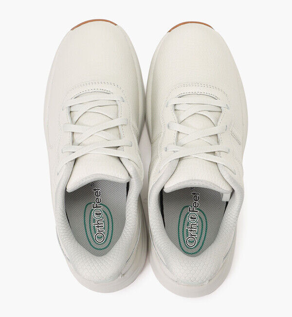 Orthofeet「【オーソフィート】ストライド ミディアム/エクリュ ナチュラルレザー/シューズ レディース」|スニーカー|
