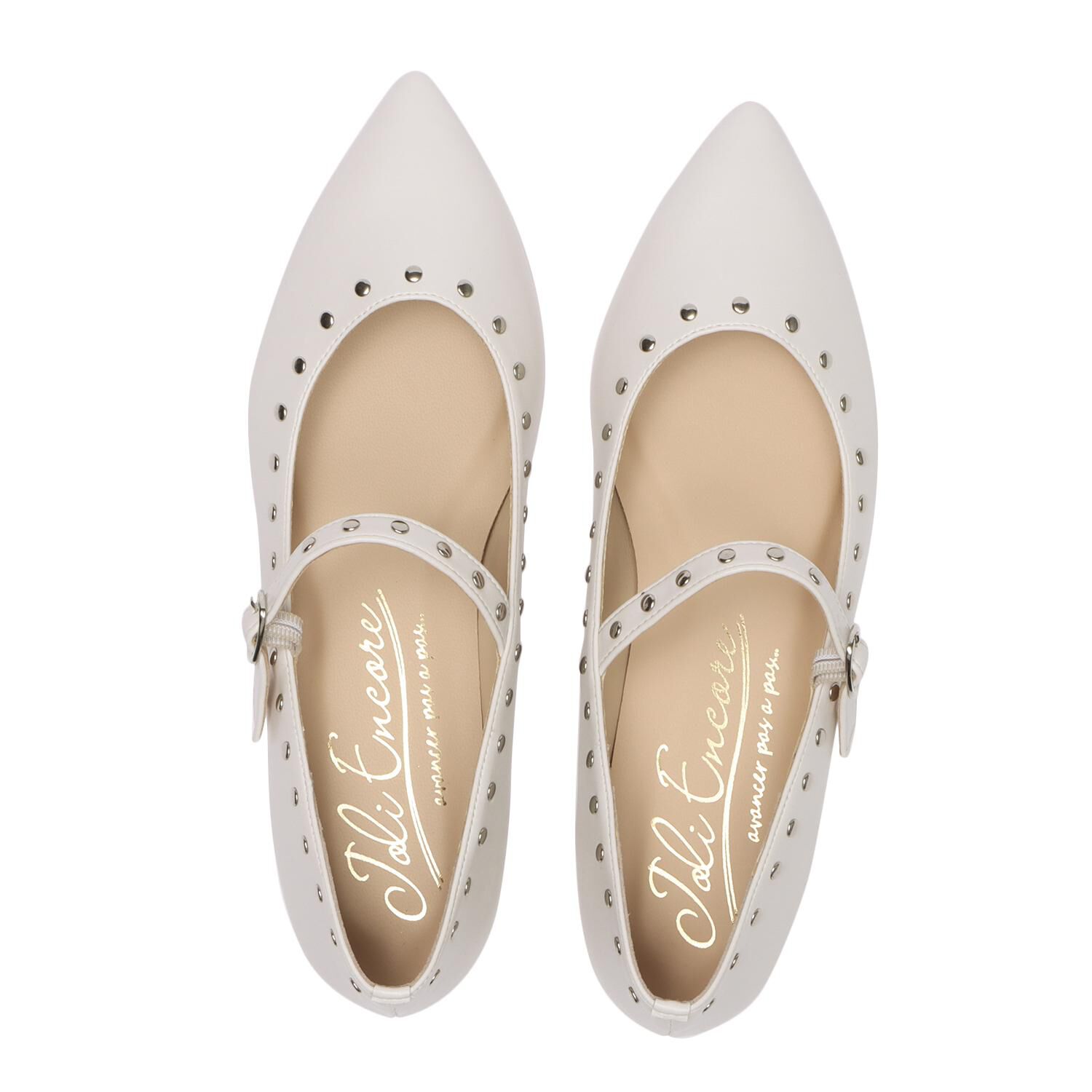 JOLI ENCORE「【JOLI ENCORE(FR)】STUDDED PUMPS」|パンプス|