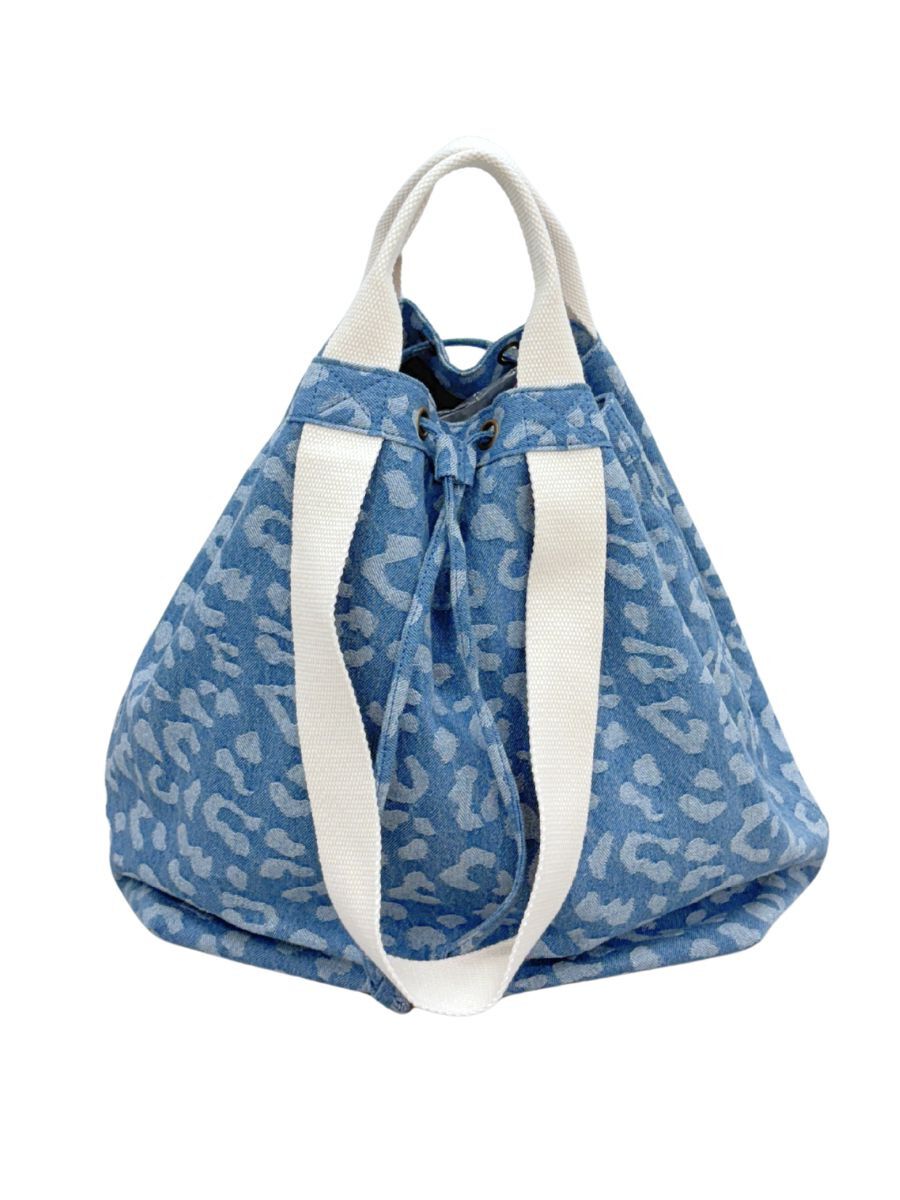 新作】レオパード柄デニムトートバッグ（PEAK&PINE）｜ルミネの