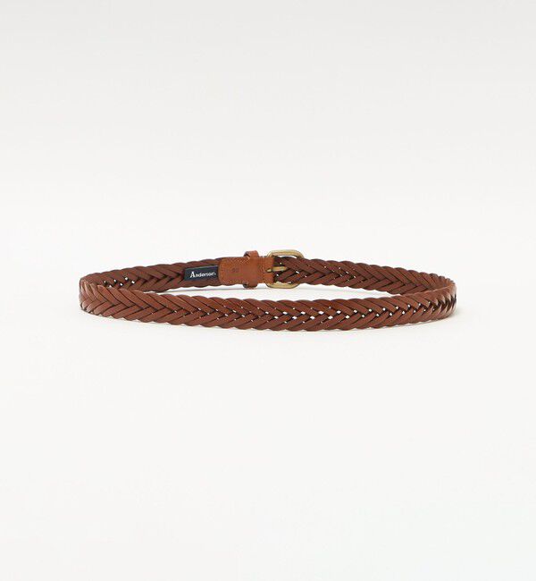 UNITED ARROWS「【別注】＜Anderson&lsquo;s＞ ラウンドバックル メッシュベルト」|ベルト|