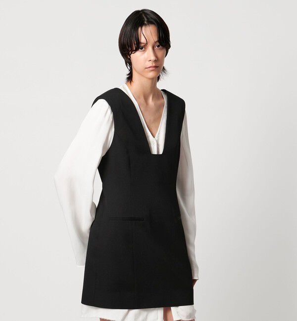 AEWEN MATOPH「＜AEWEN MATOPH＞スクエアネックミニワンピース」|ワンピース|