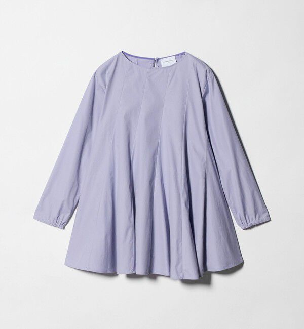 UNITED ARROWS「バイアス フレア チュニック ブラウス ‐ウォッシャブル‐」|シャツ・ブラウス|LILAC