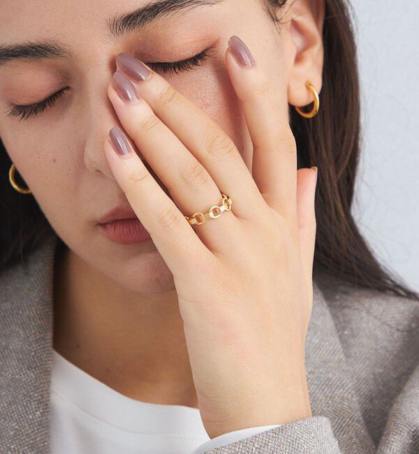 UNITED ARROWS green label relaxing「＜EO＞FANCY チェーンリング」|ピアス|