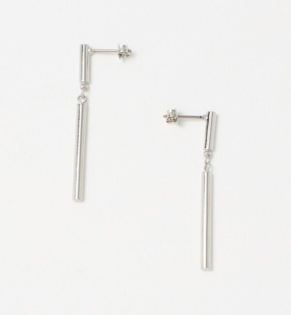 UNITED ARROWS green label relaxing「バー コンビ スウィング ピアス」|ピアス|SILVER
