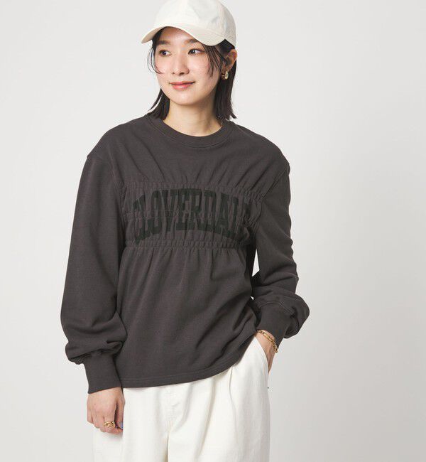 UNITED ARROWS green label relaxing「【WEB限定】＜at ease＞シャーリング スウェット プルオーバー」|スウェット・ジャージ|